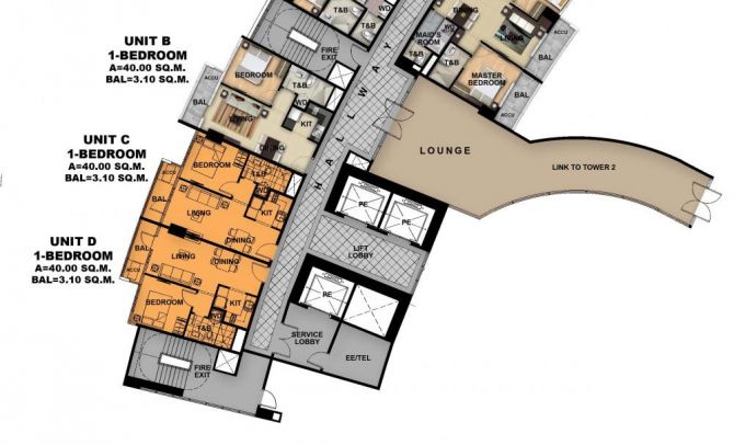 Ground Floor Plan (Tower 1)