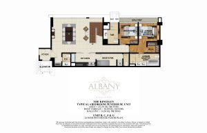 The Albany Kingsley Unit Layout